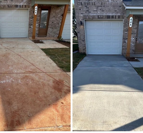 Post-Construction Pressure Washing Project in Madison, AL