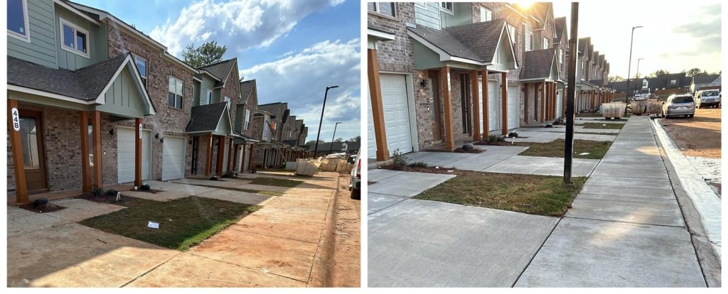 Post-Construction Pressure Washing Project in Madison, AL