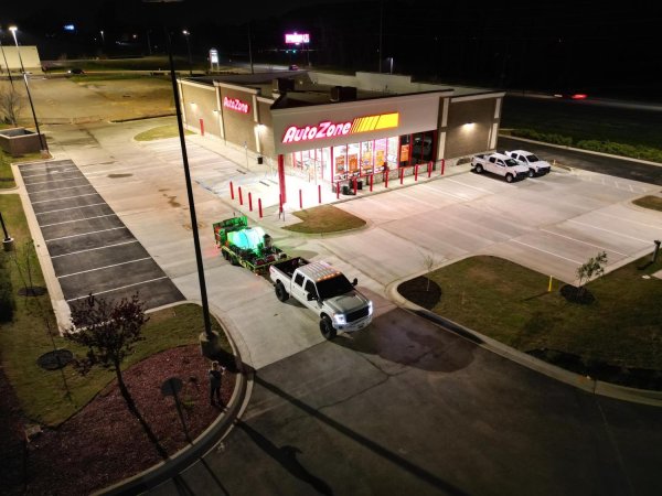 Madison, AL Pressure Washing Commercial Concrete Cleaning in Madison at Auto Zone