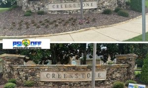 HOA Concrete Cleaning Project in Owens Cross Roads, AL