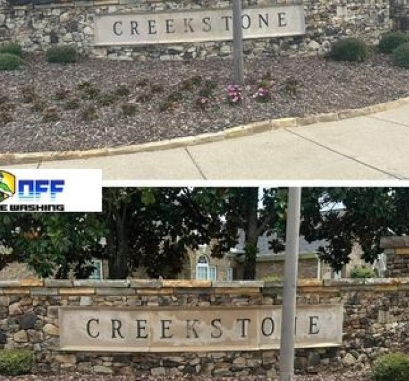 HOA Concrete Cleaning Project in Owens Cross Roads, AL