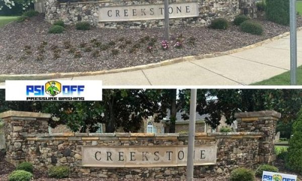 HOA Concrete Cleaning Project in Owens Cross Roads, AL