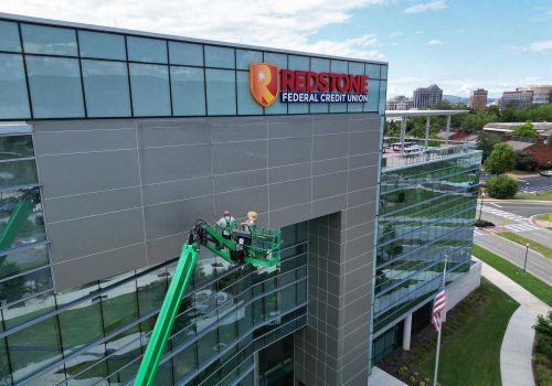Commercial Soft Washing | Redstone Federal Credit Union
