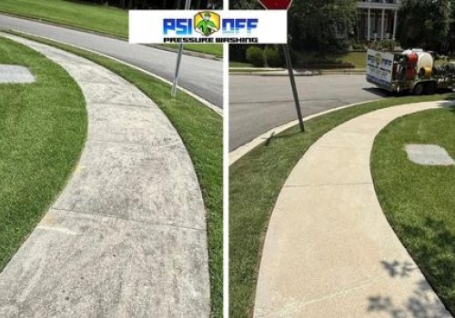 HOA Concrete Cleaning Project in Owens Cross Roads, AL