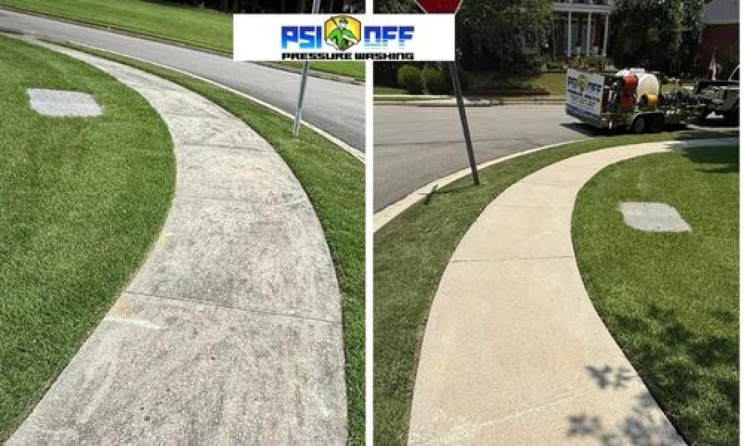 HOA Concrete Cleaning Project in Owens Cross Roads, AL