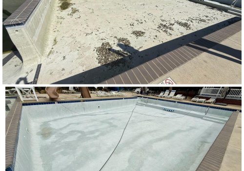 Commercial Pool Deck and Surface Restoration at Mountain Springs Pool
