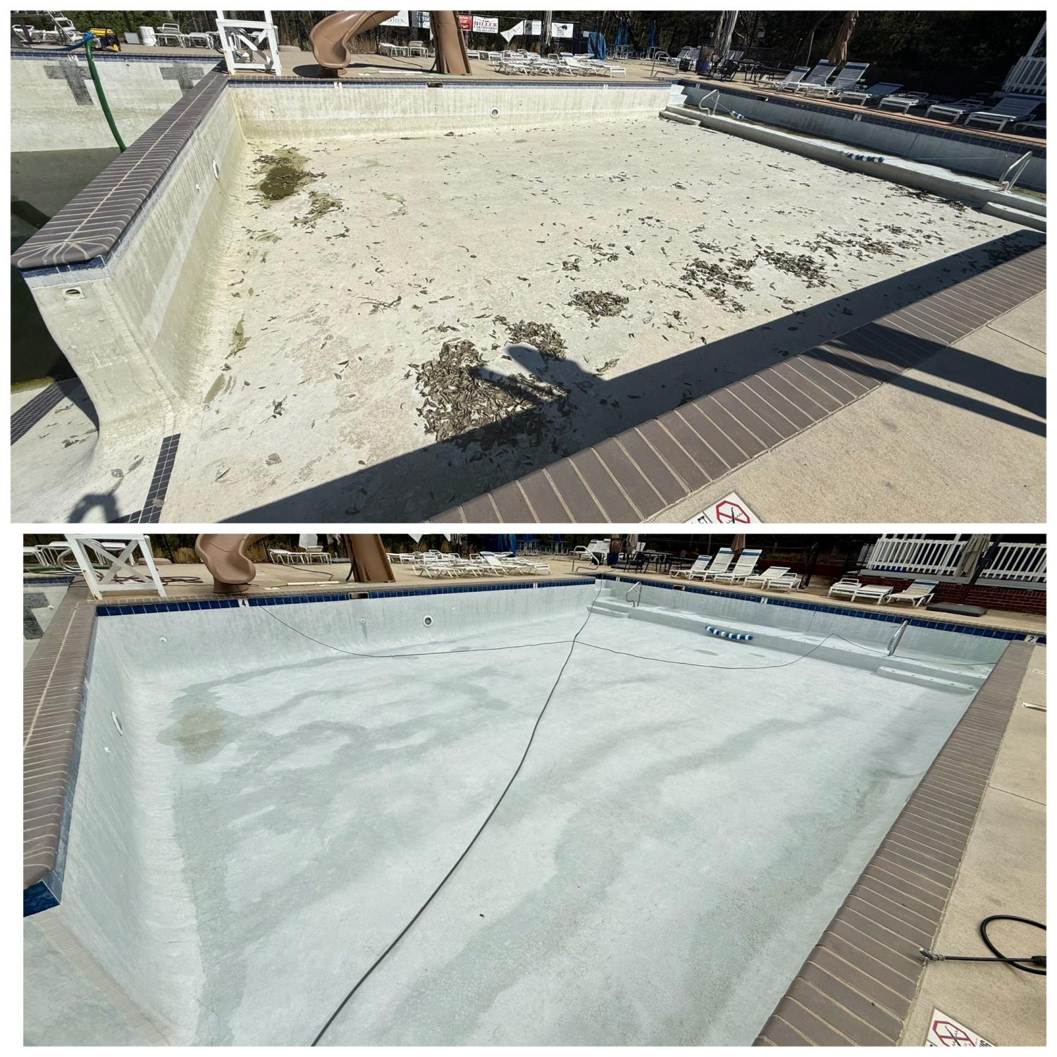 Commercial Pool Deck and Surface Restoration at Mountain Springs Pool