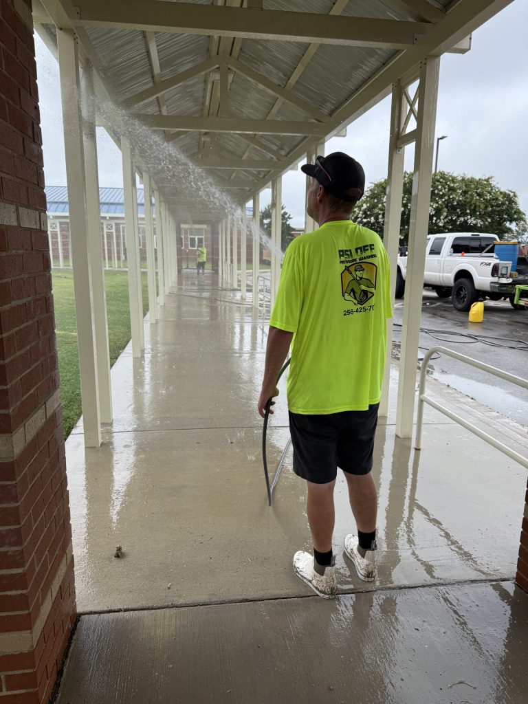 PSI OFF Crew Pressure Washing Hazel Green Elementary School AL