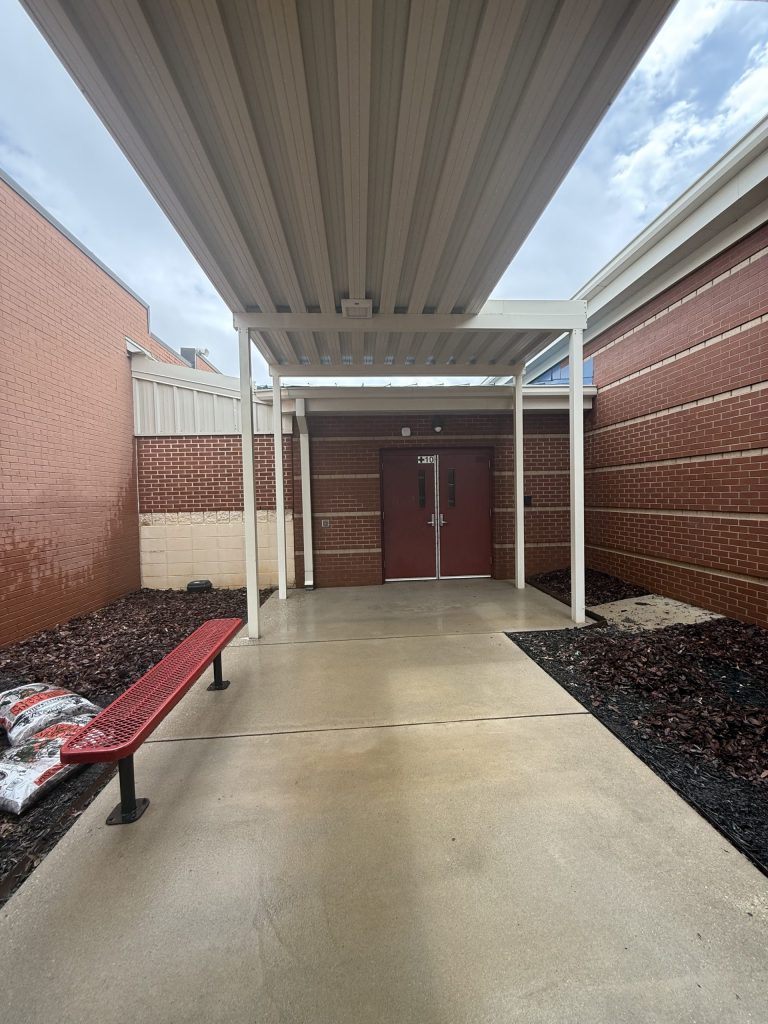 After Canopy Entry Cleaning Hazel Green Elementary School AL