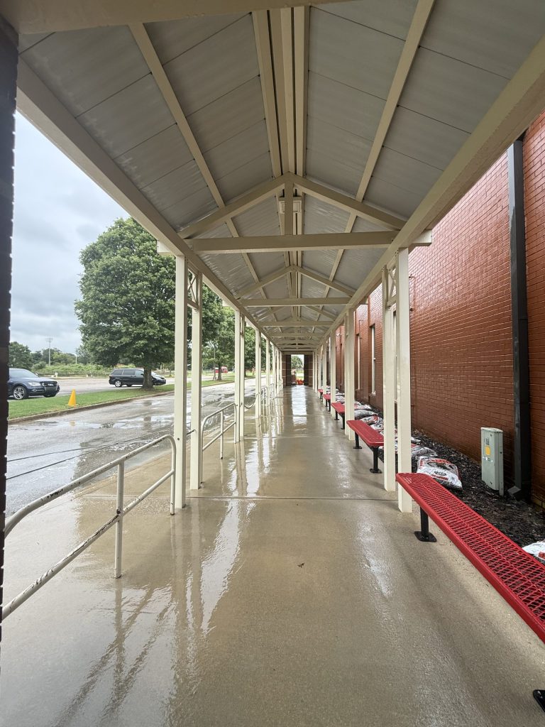 After Covered Walkway Cleaning Hazel Green Elementary School AL