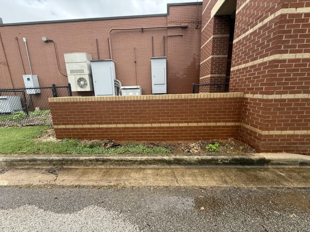 After Brick Wall Cleaning Hazel Green Elementary School AL
