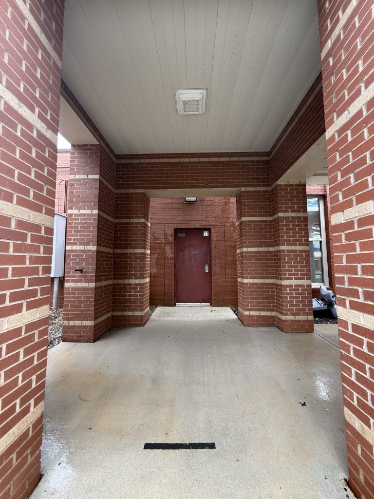 After Entryway Concrete Cleaning Hazel Green Elementary School AL