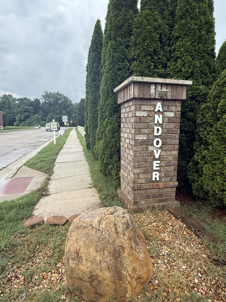 After Brick Entrance Monument Cleaning Andover Madison AL