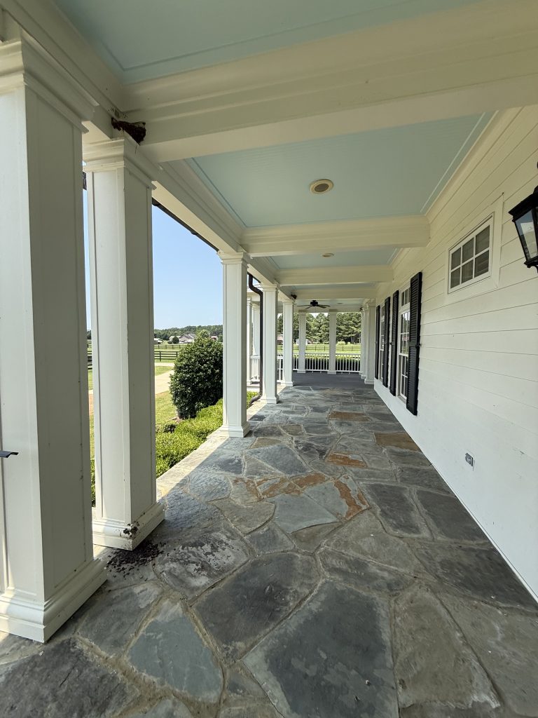 Before Flagstone Porch Cleaning New Hope AL