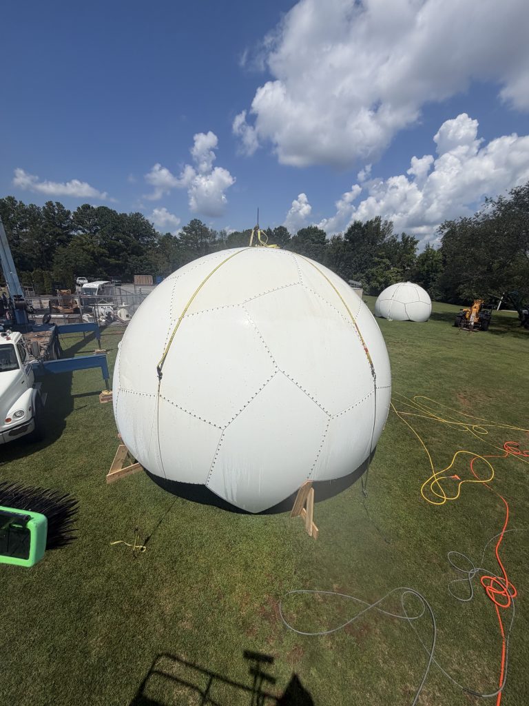 cleaned weather dome